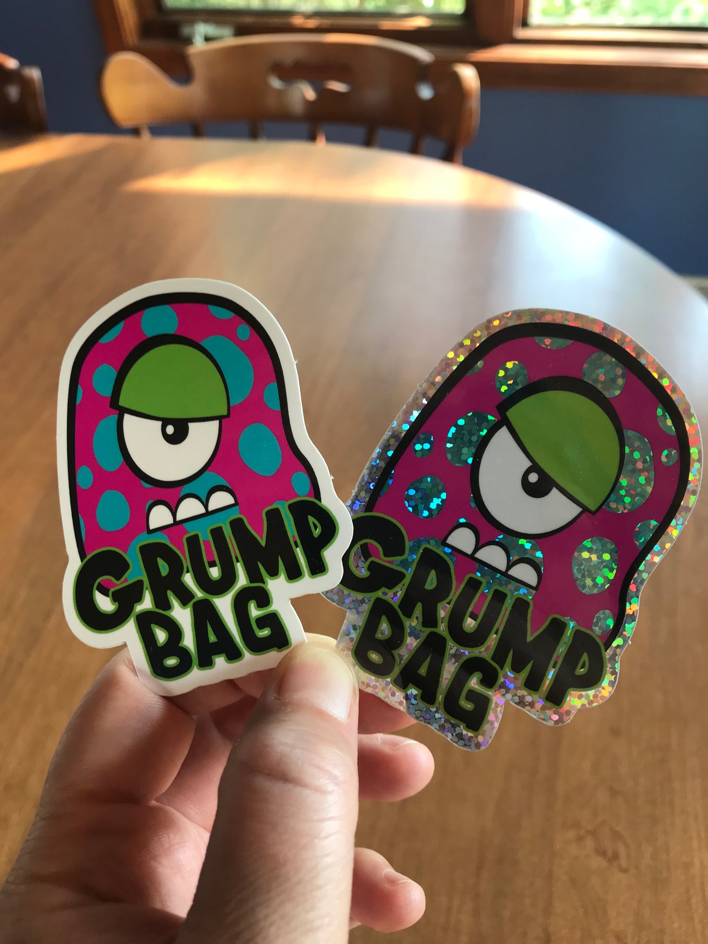 Grump Bag Sticker - Vinyl