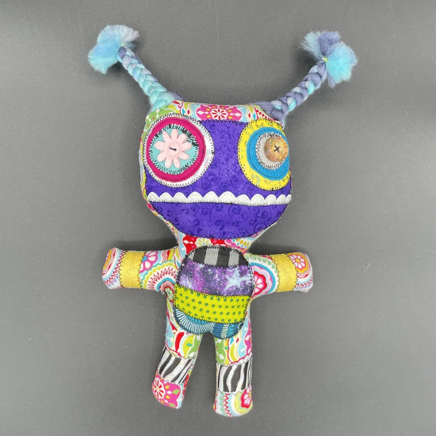 Nia - handmade monster doll
