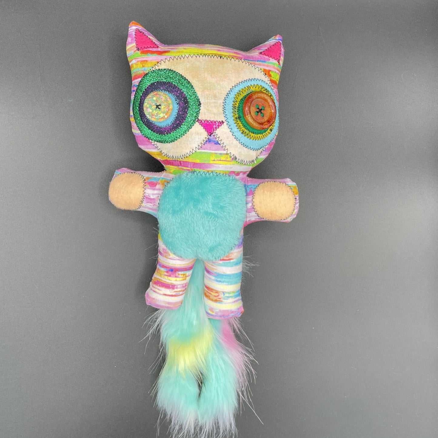 King Muffin Scruff - handmade Purrfectly Loveable cat doll