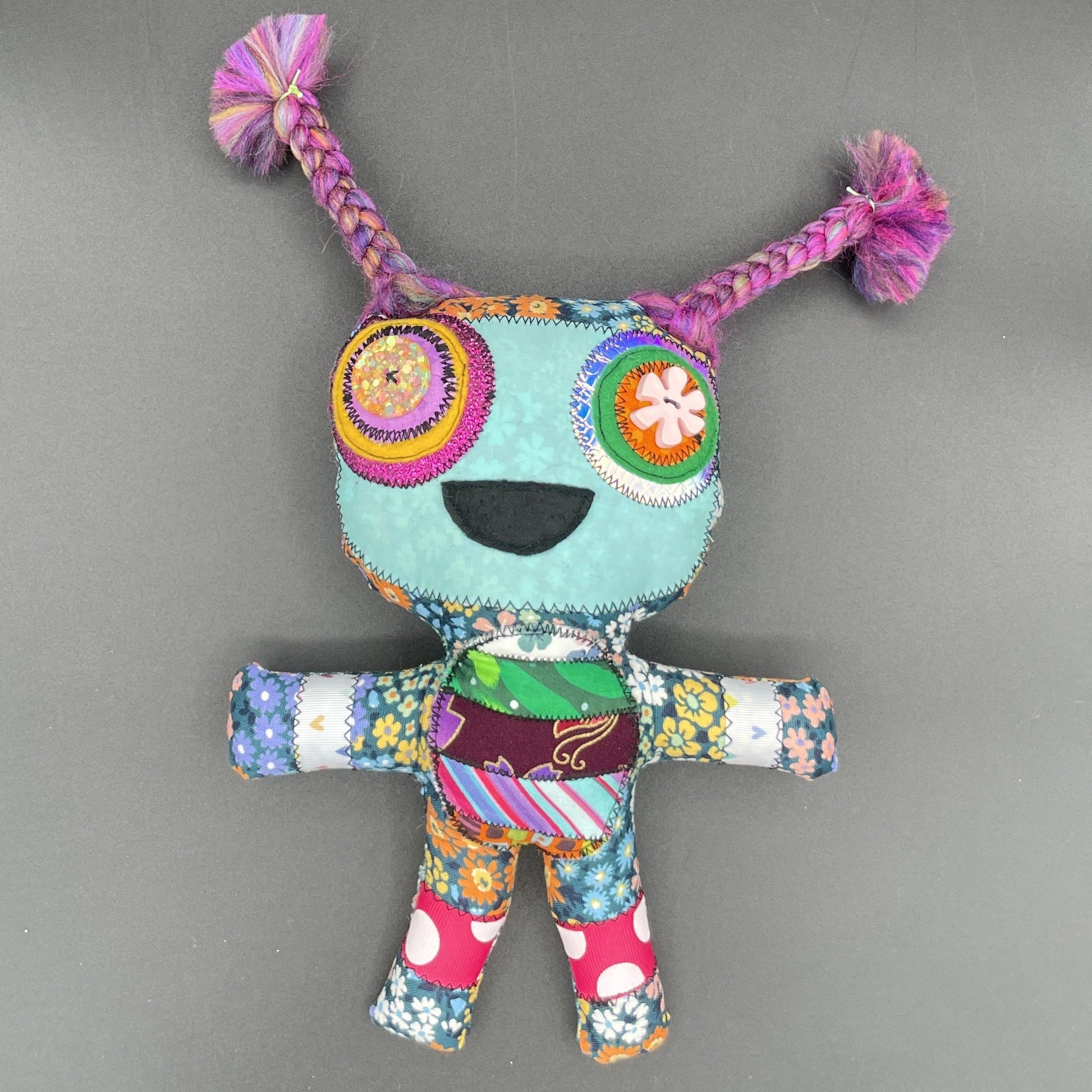 Della - handmade monster doll 