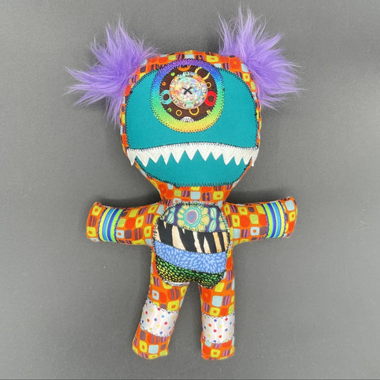 Hal - handmade monster doll