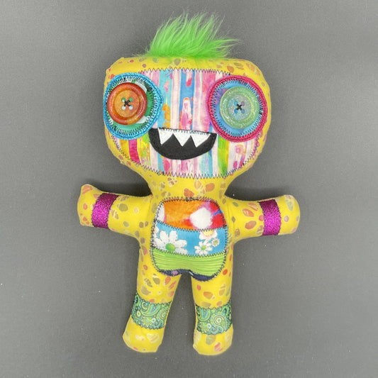 Harris - handmade monster doll