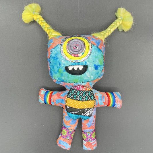 Hildy - handmade monster doll 