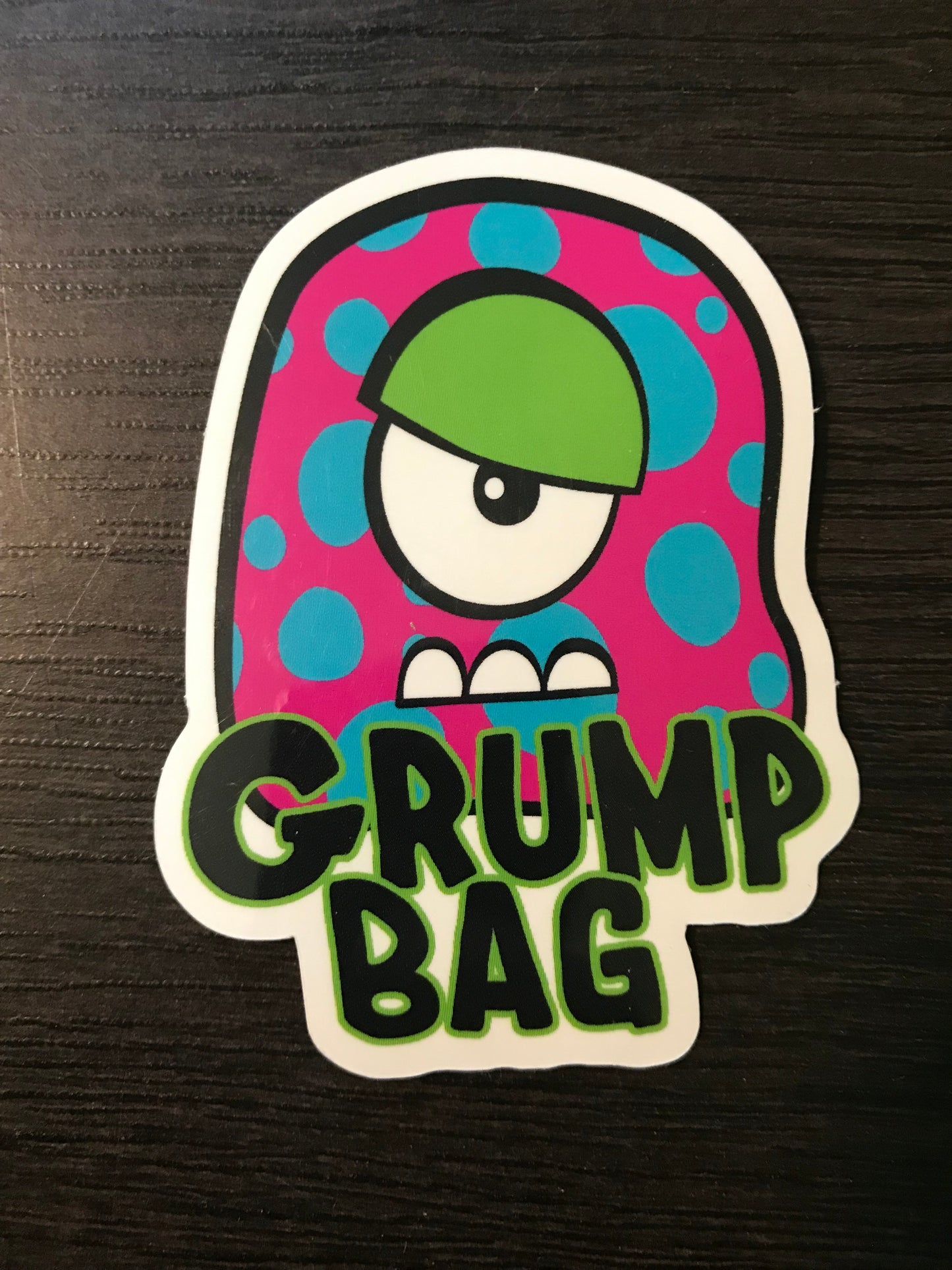 Grump Bag Sticker - Vinyl