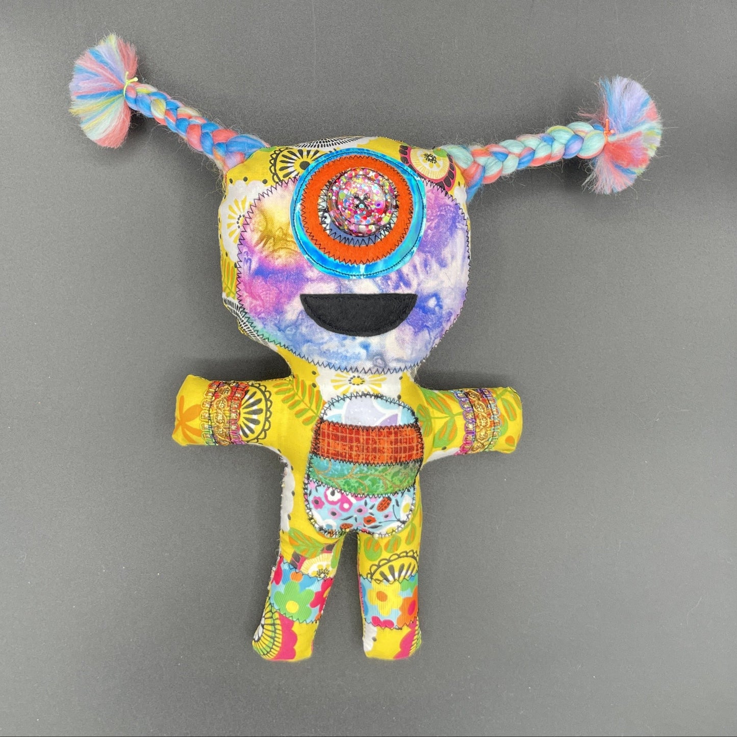 Jonesy - handmade monster doll 