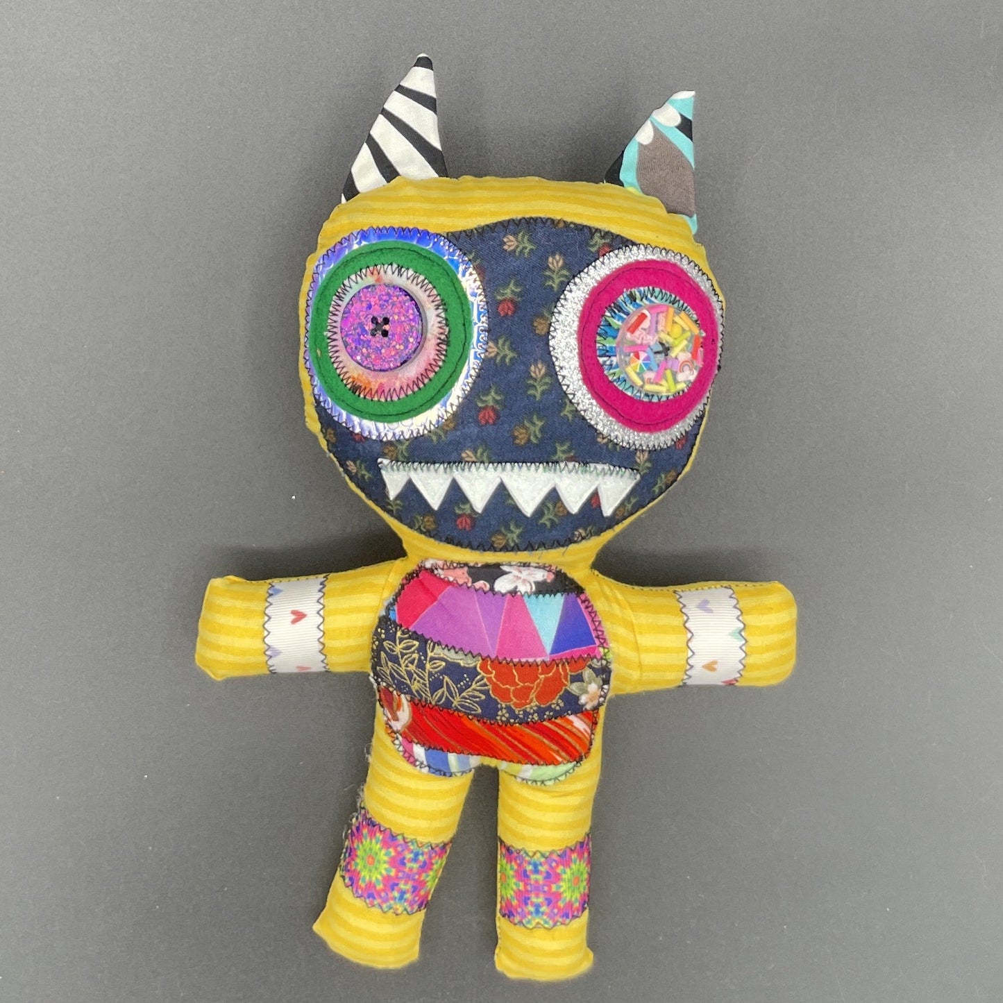 Lenny - handmade monster doll