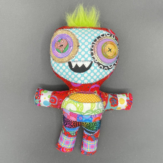 Manny - handmade monster doll