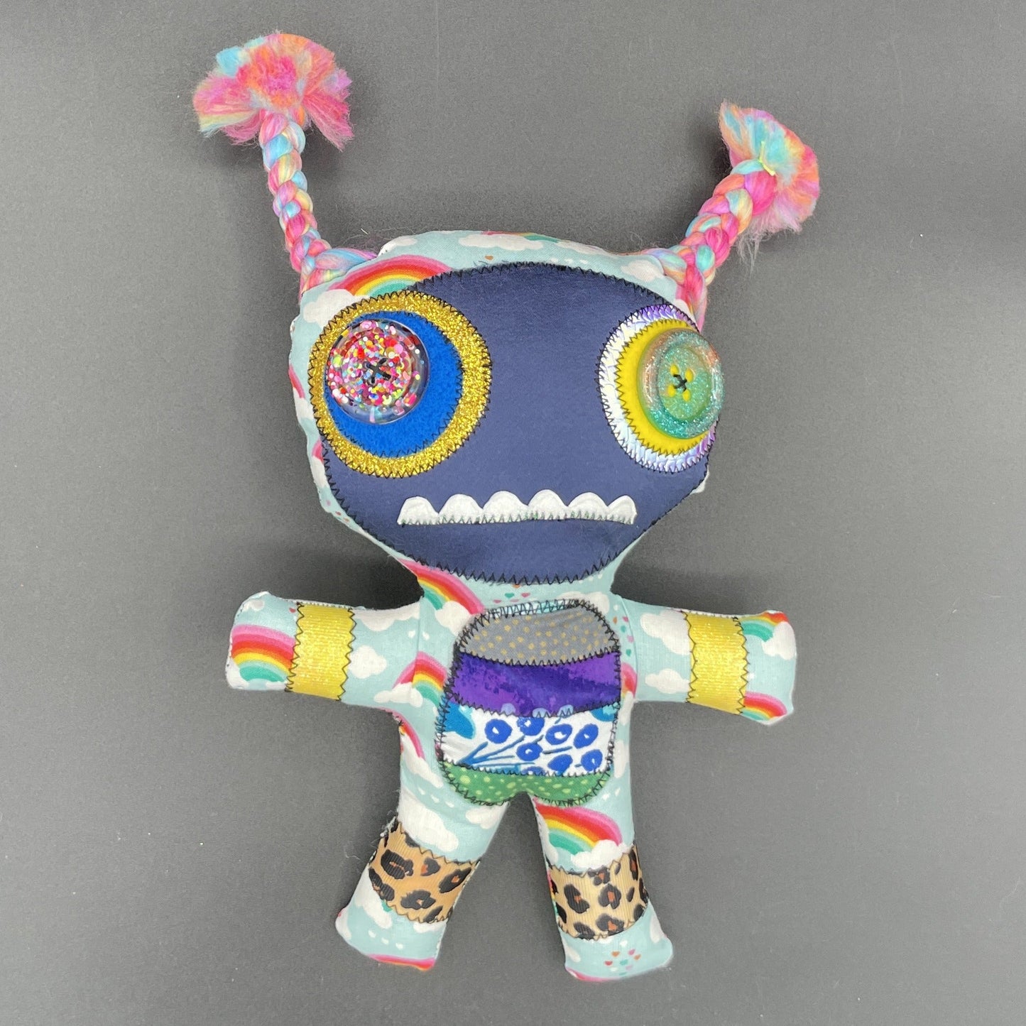Rio - handmade monster doll