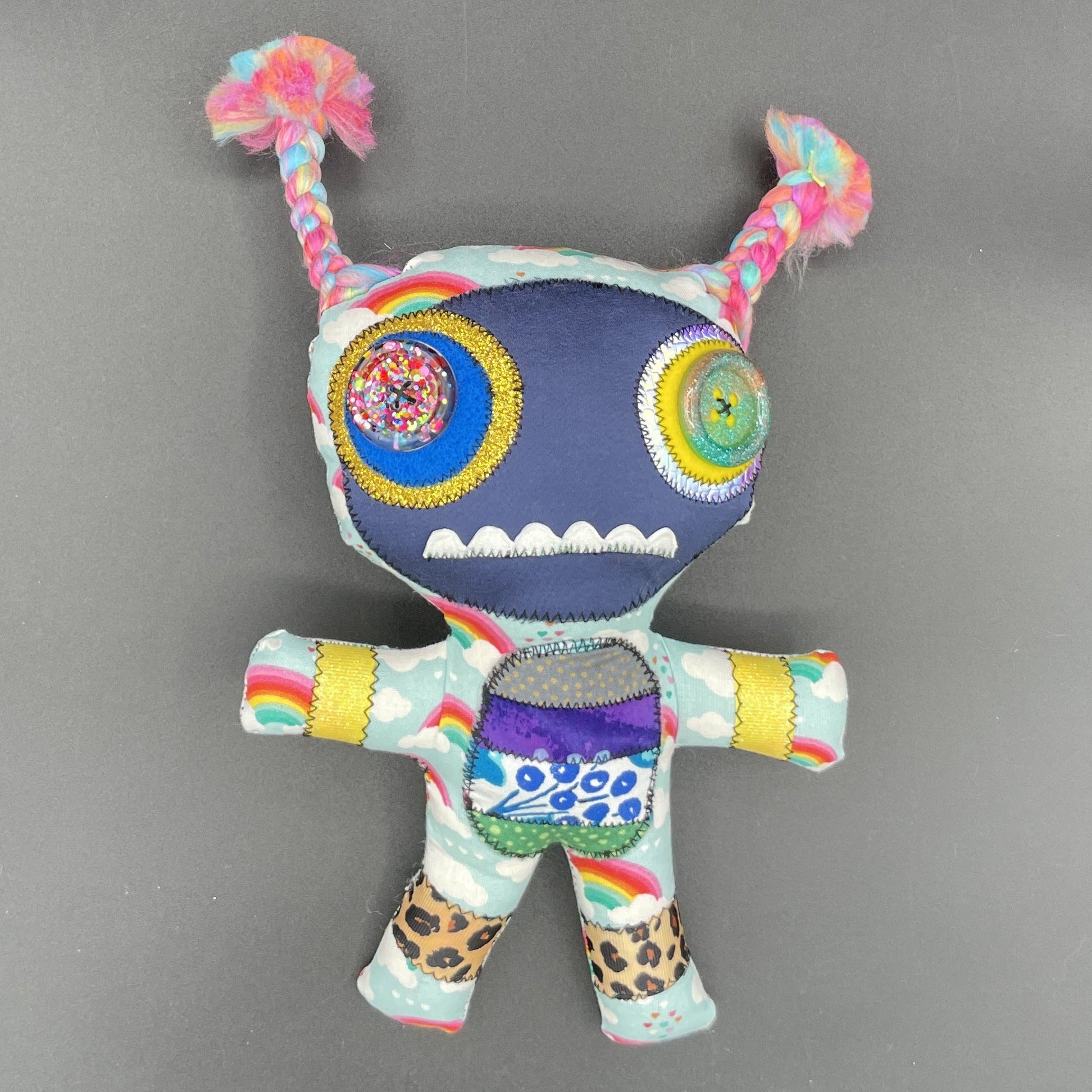 Rio - handmade monster doll