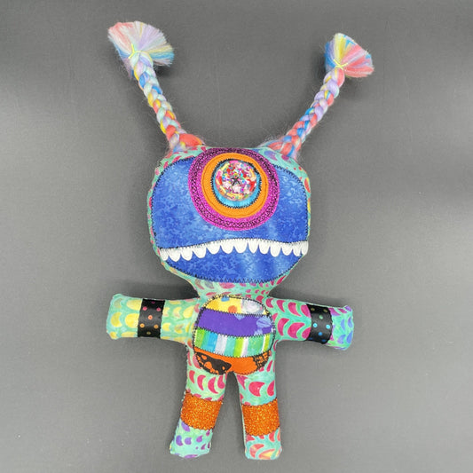 Skye - handmade monster doll (suggested name)