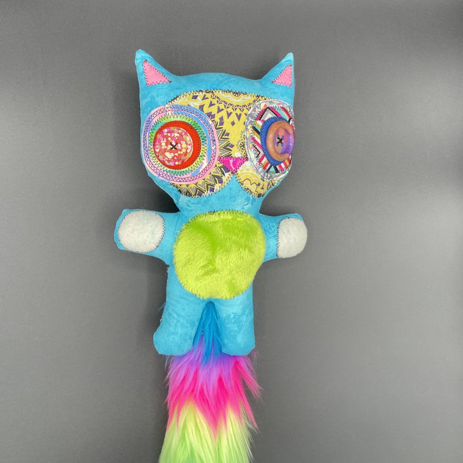 King Whiskers Wobblemania - handmade Purrfectly Loveable cat doll