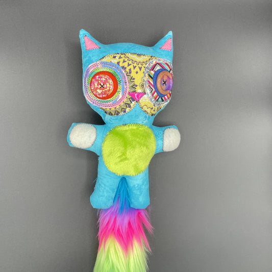 King Whiskers Wobblemania - handmade Purrfectly Loveable cat doll