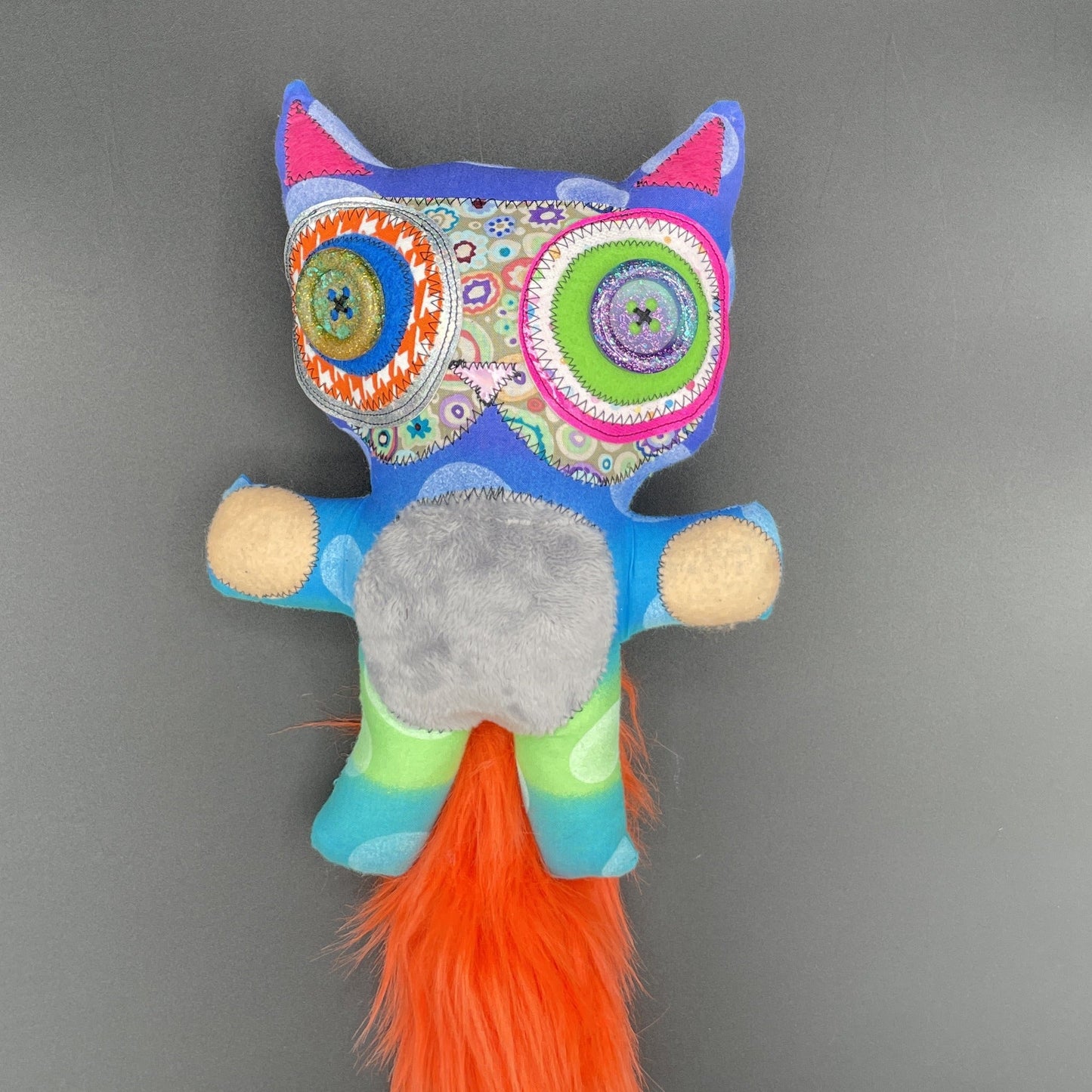 Sir Spirited Spinach - handmade Purrfectly Loveable cat doll