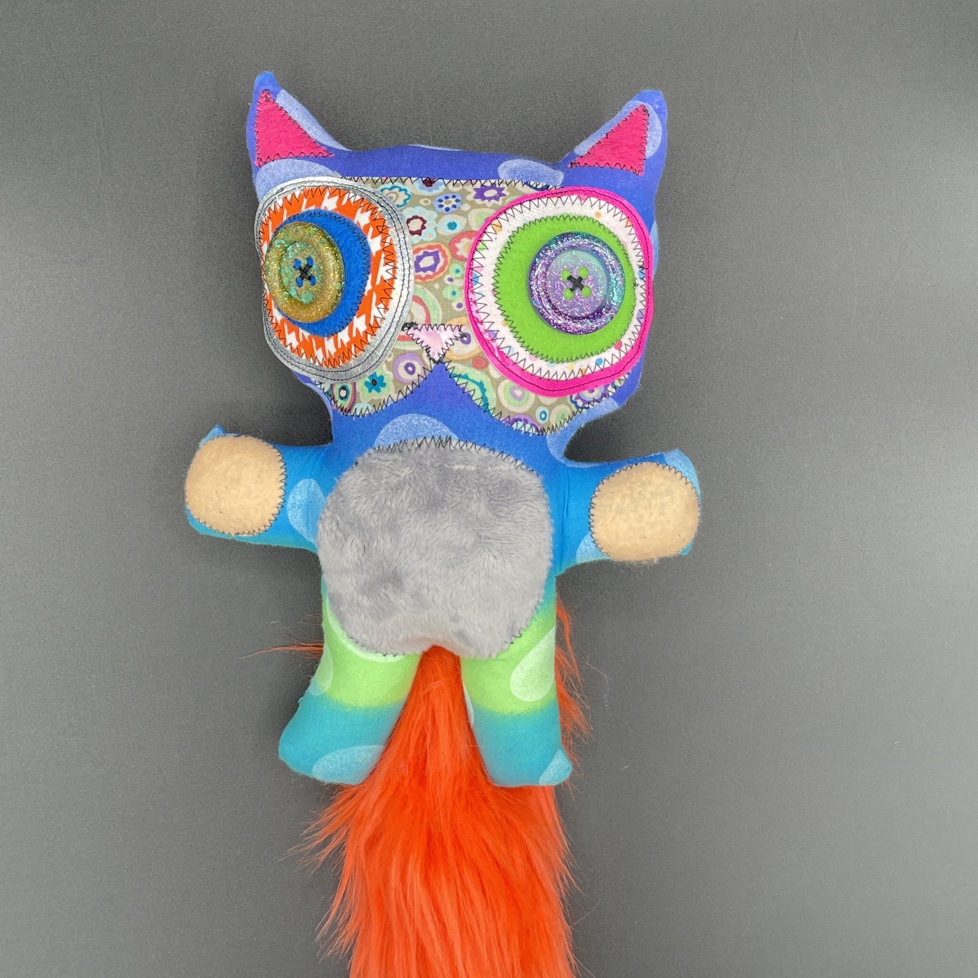 Sir Spirited Spinach - handmade Purrfectly Loveable cat doll