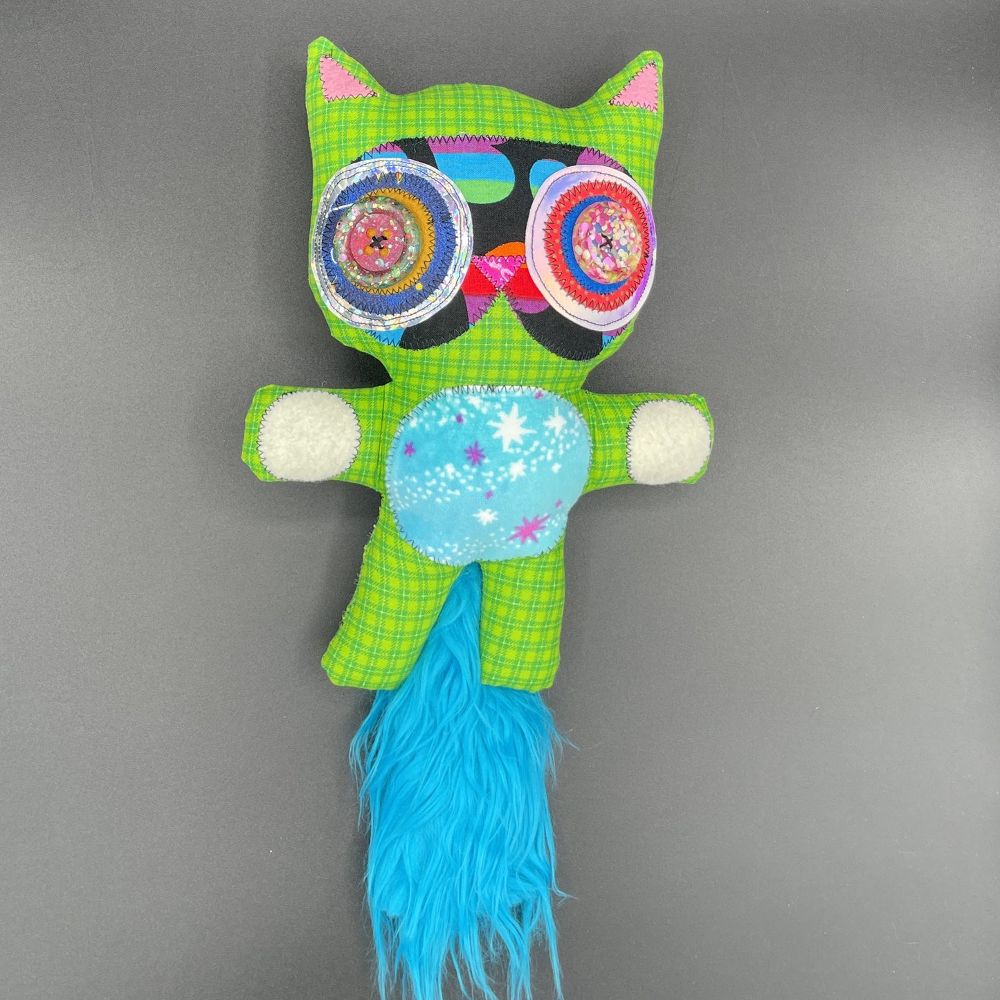 Baron Broccoli Brightclaws - handmade Purrfectly Loveable cat doll