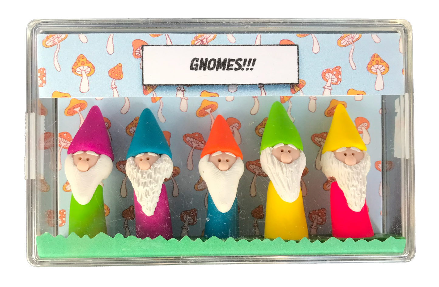 Miniature Polymer Clay Gnomes