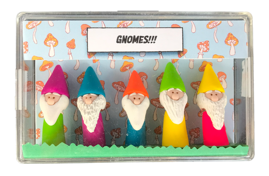 Miniature Polymer Clay Gnomes